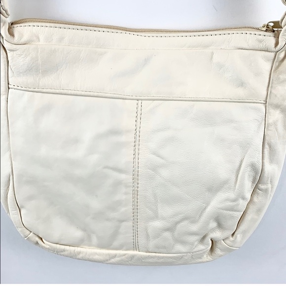 Ivory/Cream Genuine Leather Multi-Pocket Purse - Picture 5 of 9
